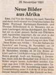 Neue Bilder aus Afrika